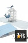 Pop-up Card (Birdcage) 